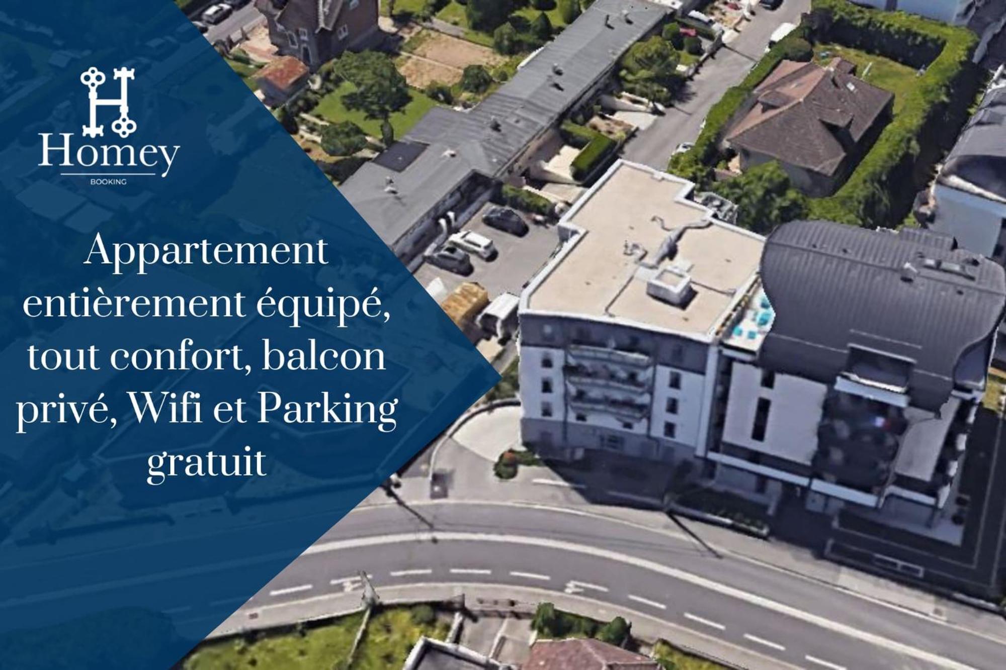 Homey Chloe - New - Parking Gratuit - Balcon Prive - Proche Geneve Annemasse Ngoại thất bức ảnh